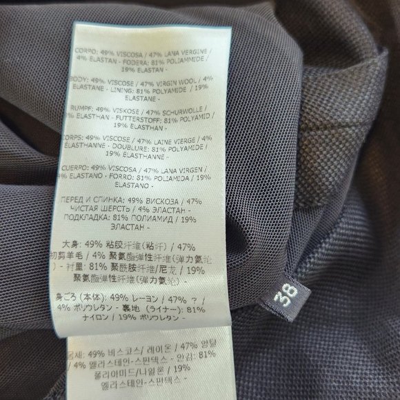 NWT Tom Ford Double Layer Mesh Cowl Neck Cut Out Back Fitted Black Dress 38 - Picture 9 of 10